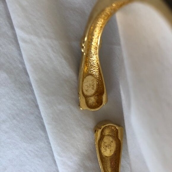 KENNETH JAY LANE for Avon Duchess Collection Panther Enamel Crystal Gold… - Picture 13 of 15